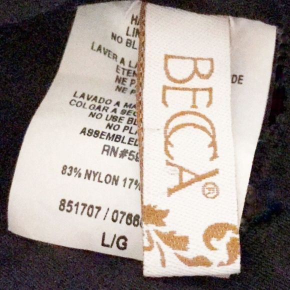 🆕BECCA Double Tie Front One Piece Swimsuit! NWT - Picture 4 of 8